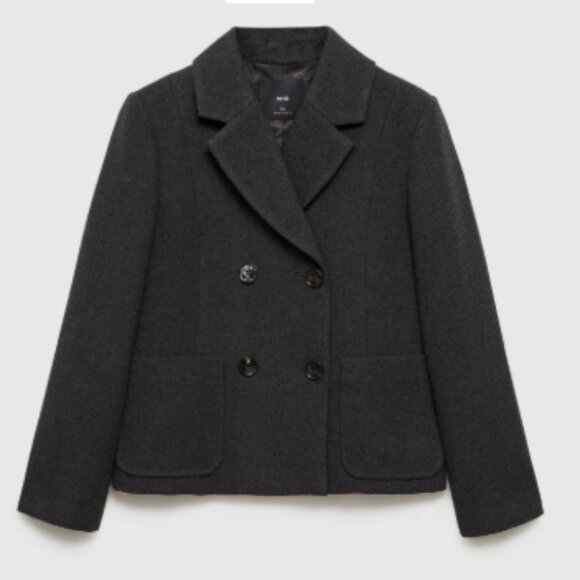 Mango Gray Wool Blazer - Picture 3 of 3